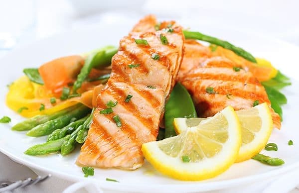 Baked salmon